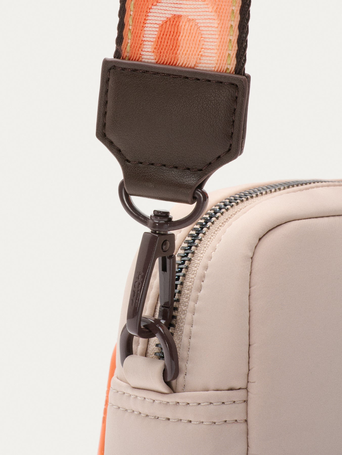 BANDOLERA NYLON BRIDGE BEIGE