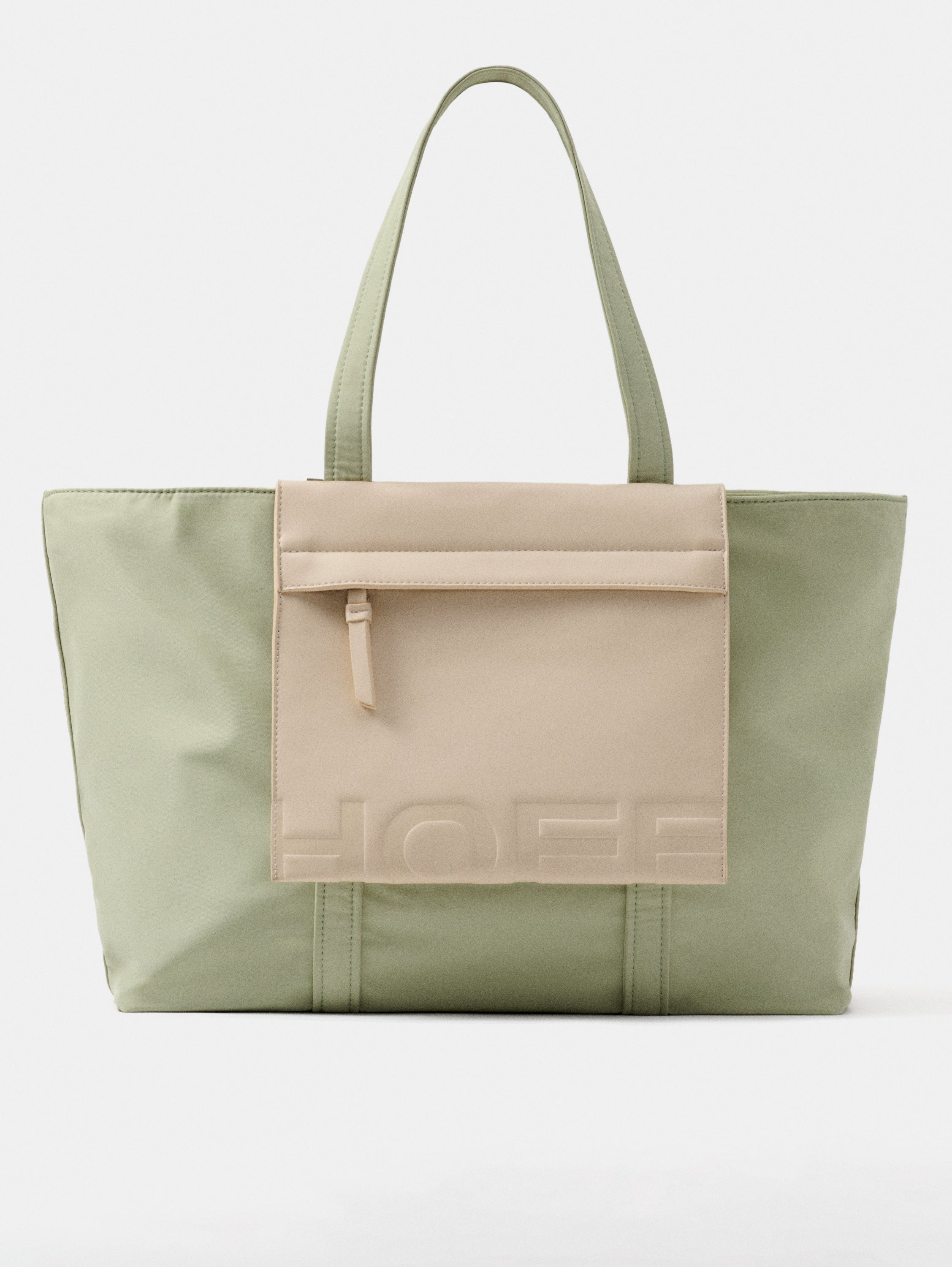 SHOPPER NYLON DAILY VERDE