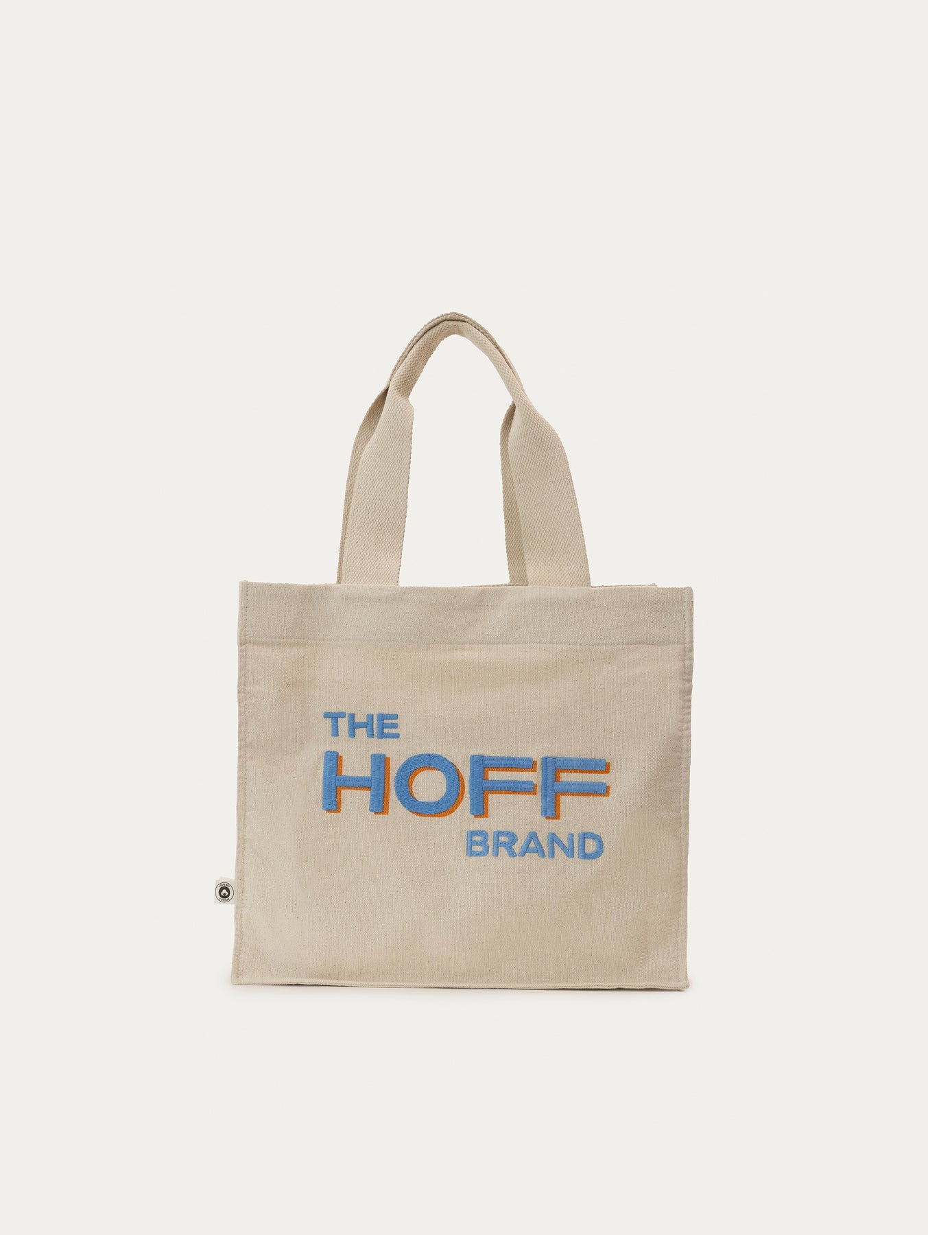SHOPPER TEJIDO CON LOGO HOFF BORDADO BEIGE
