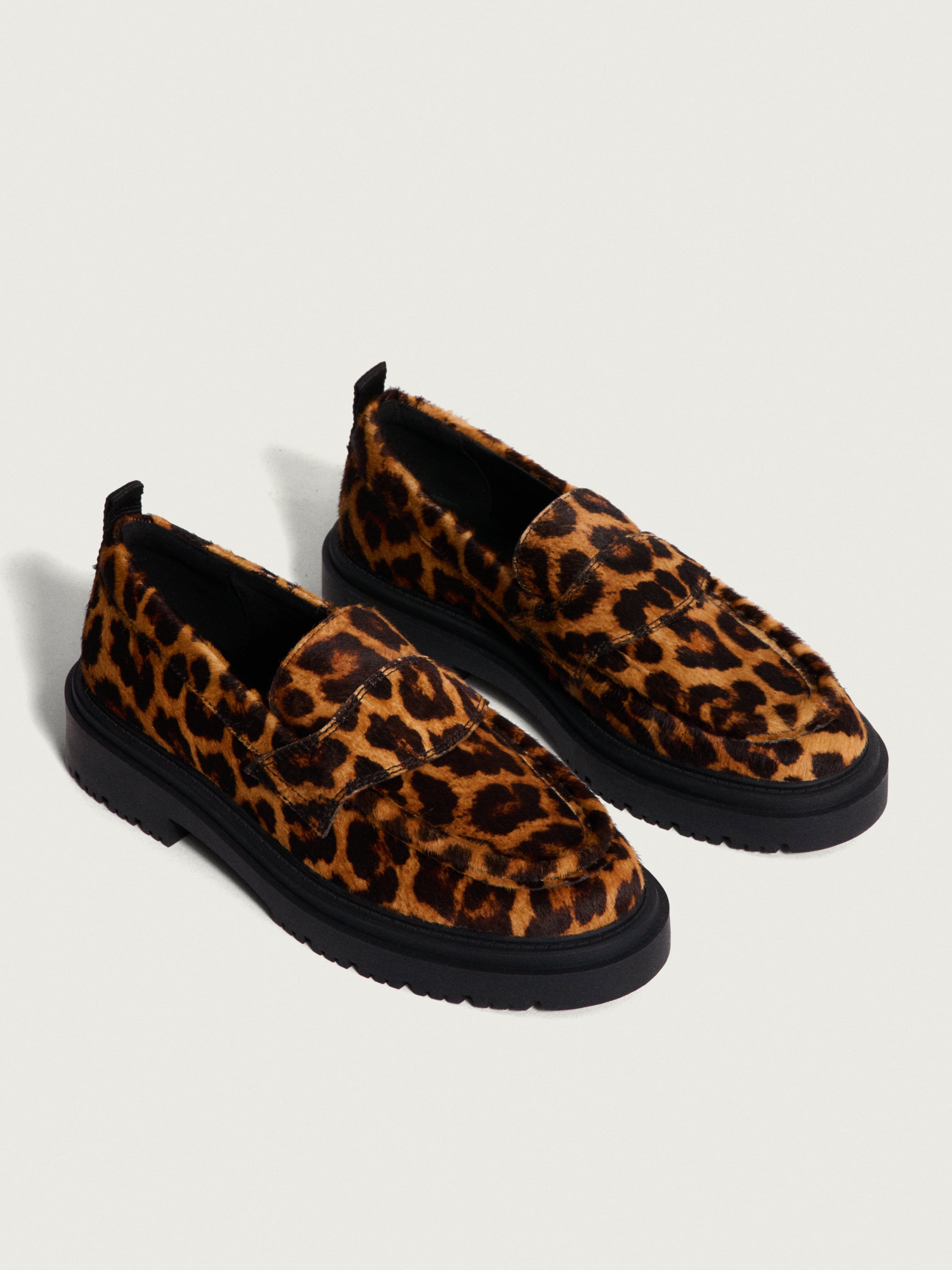 MOCASÍN SCHOOL LEOPARD MARRON