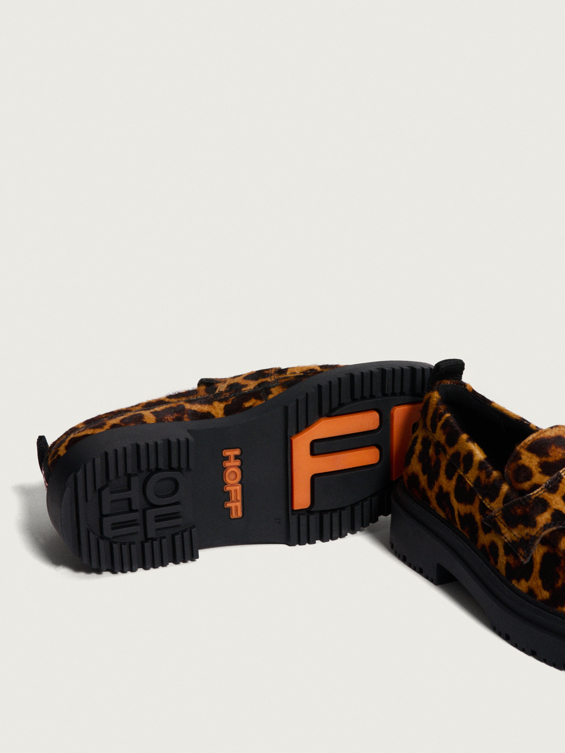 MOCASÍN SCHOOL LEOPARD MARRON