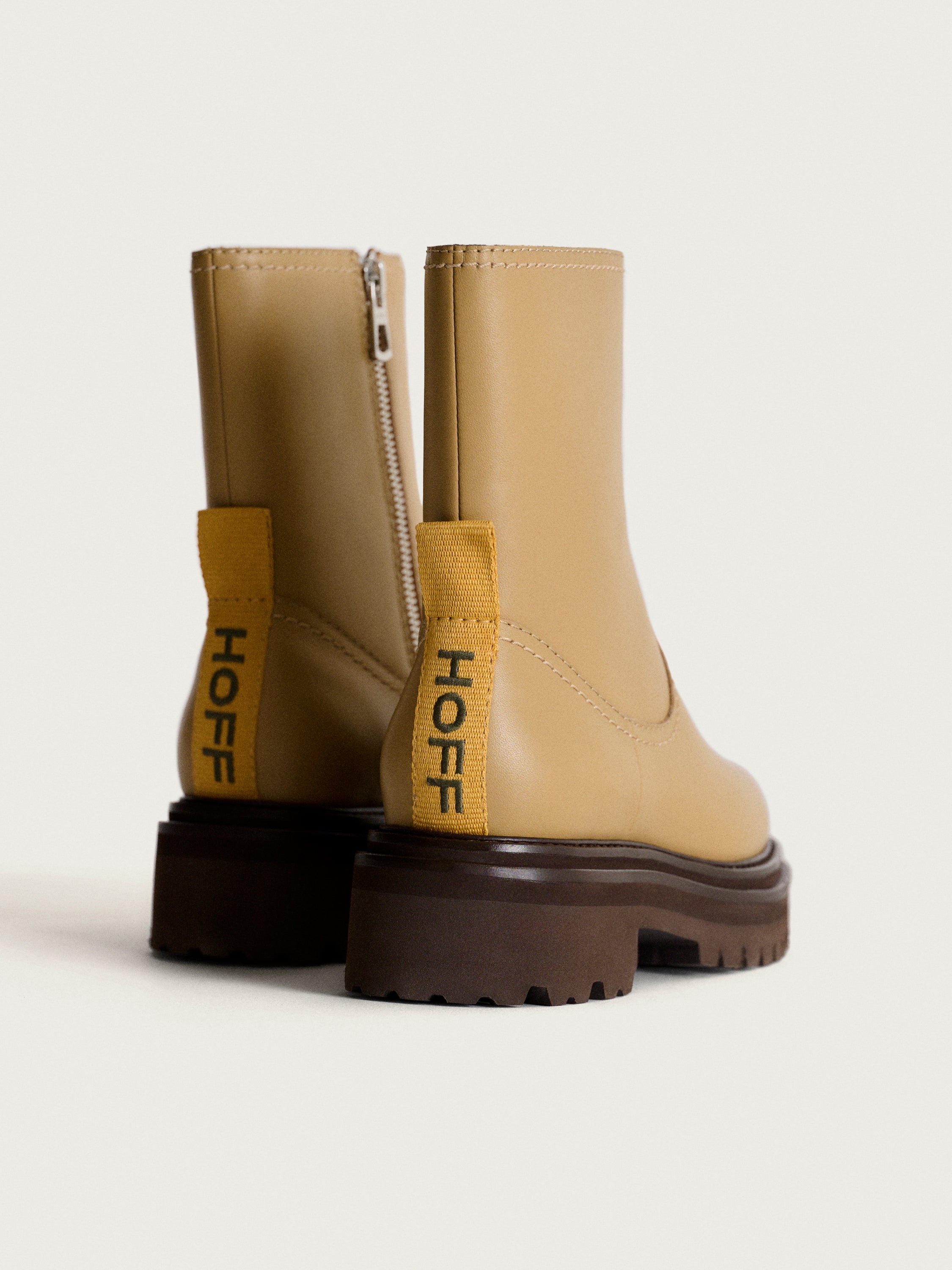 BOTA PIEL OFFICE OCRE