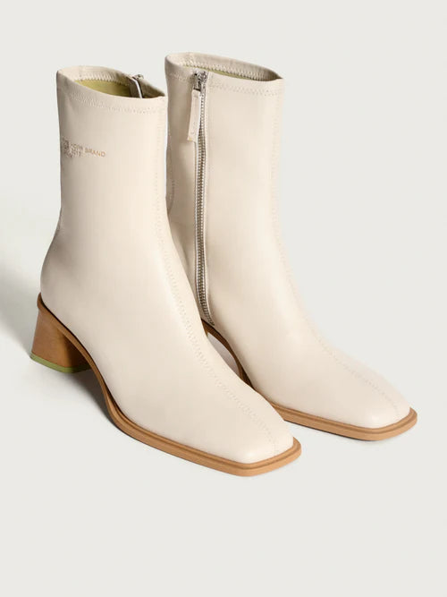 BOTA TACÓN DATE OFF WHITE