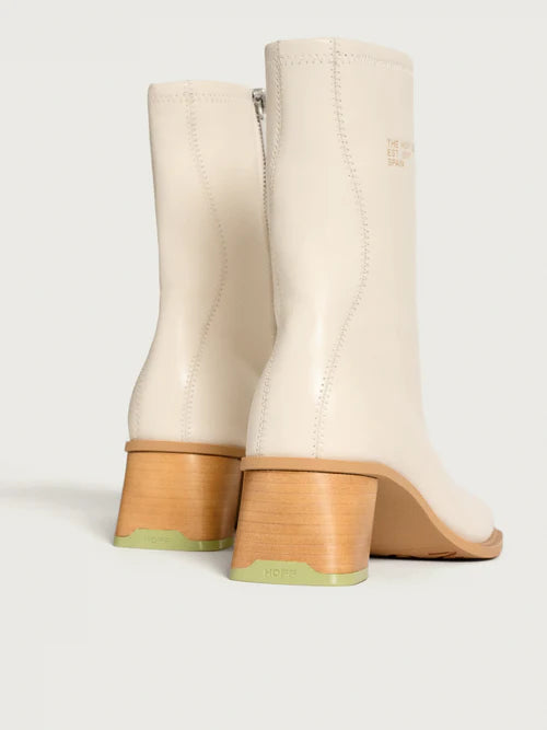 BOTA TACÓN DATE OFF WHITE