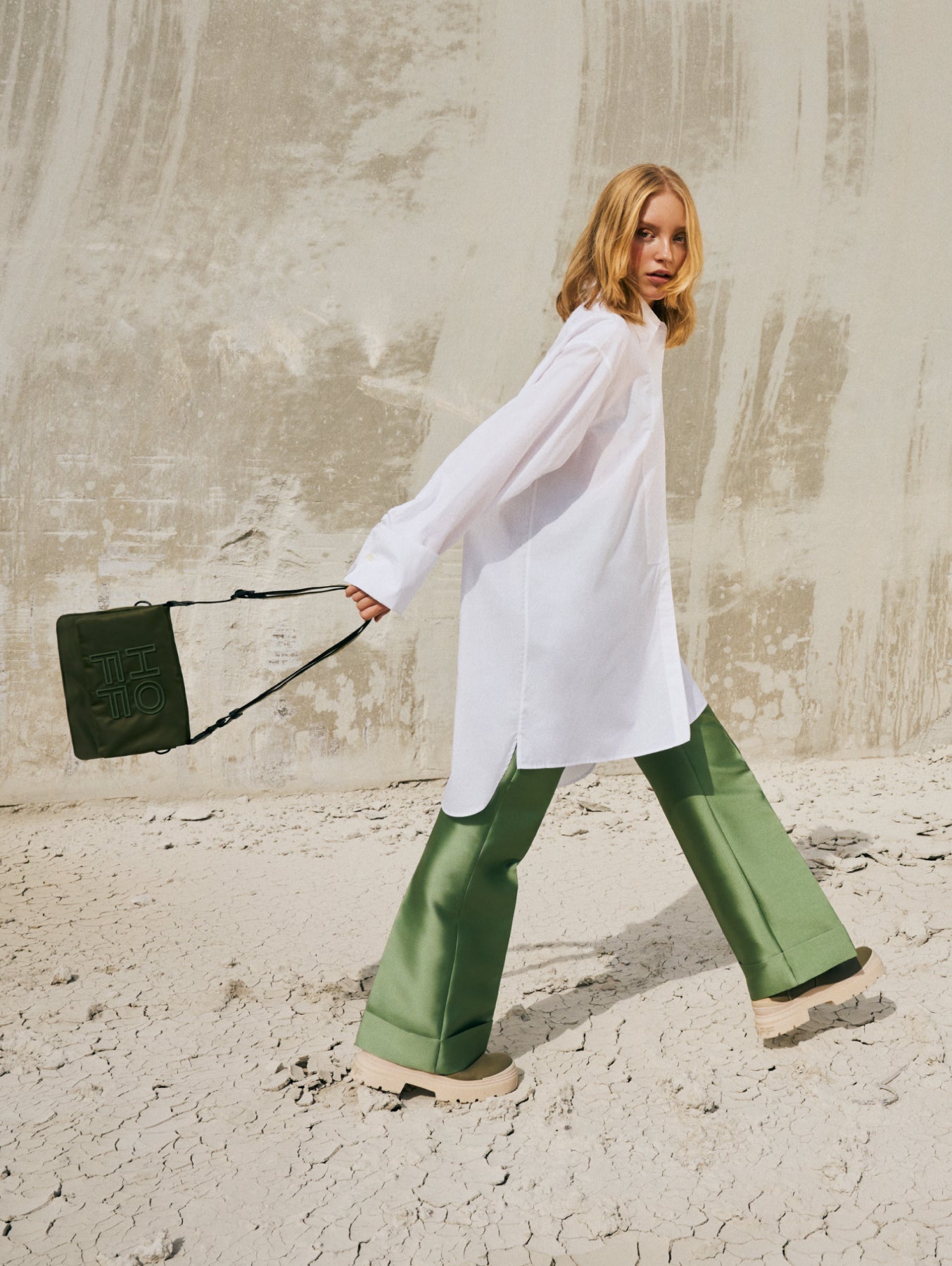 BANDOLERA NYLON GALLERY CAQUI